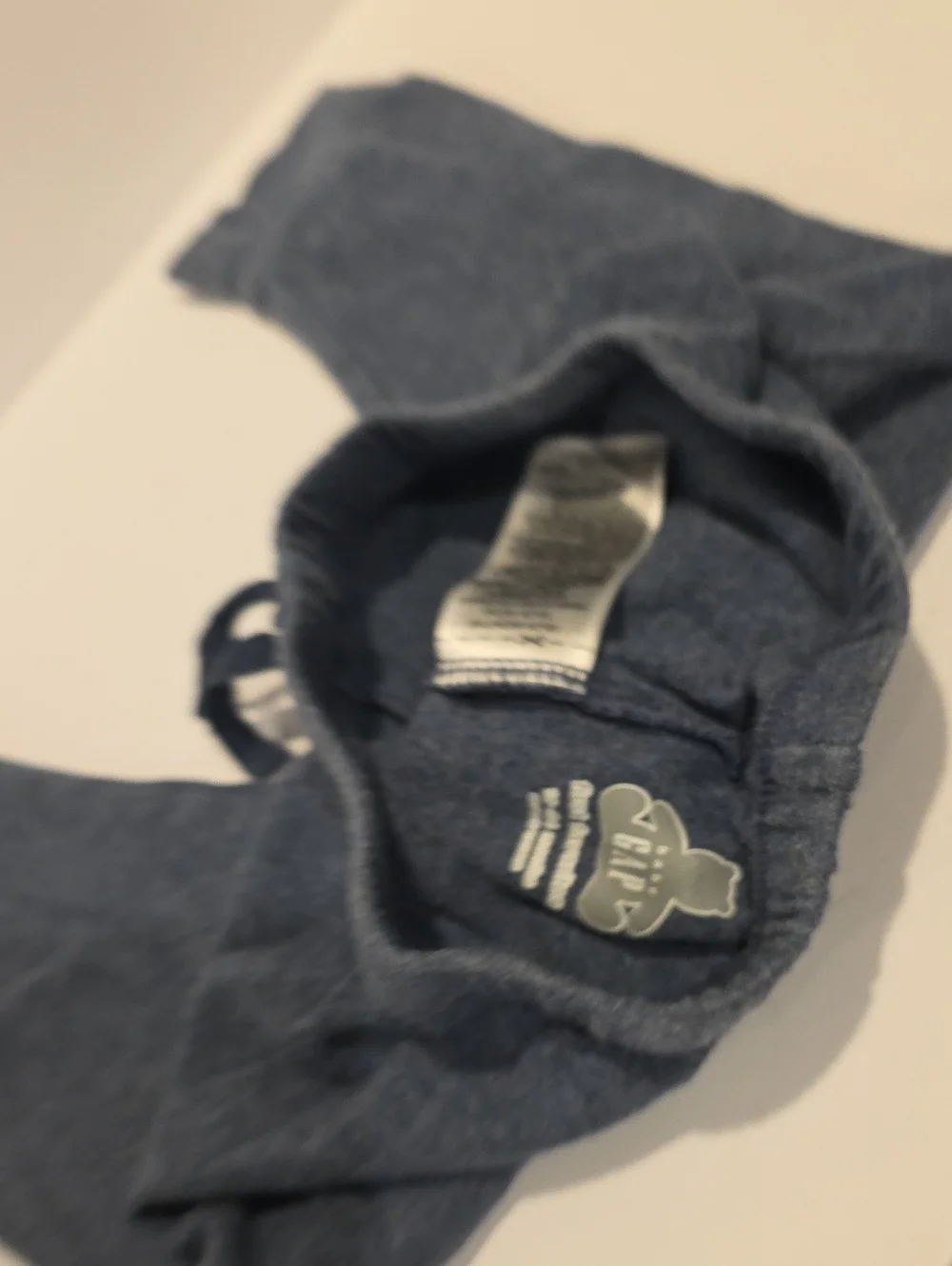 Baby Gap Size 18- 24 Months Kids Cozy Blue Knit Jogger Pants 100% Cotton